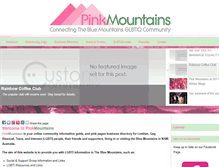 Tablet Screenshot of pinkmountains.com.au